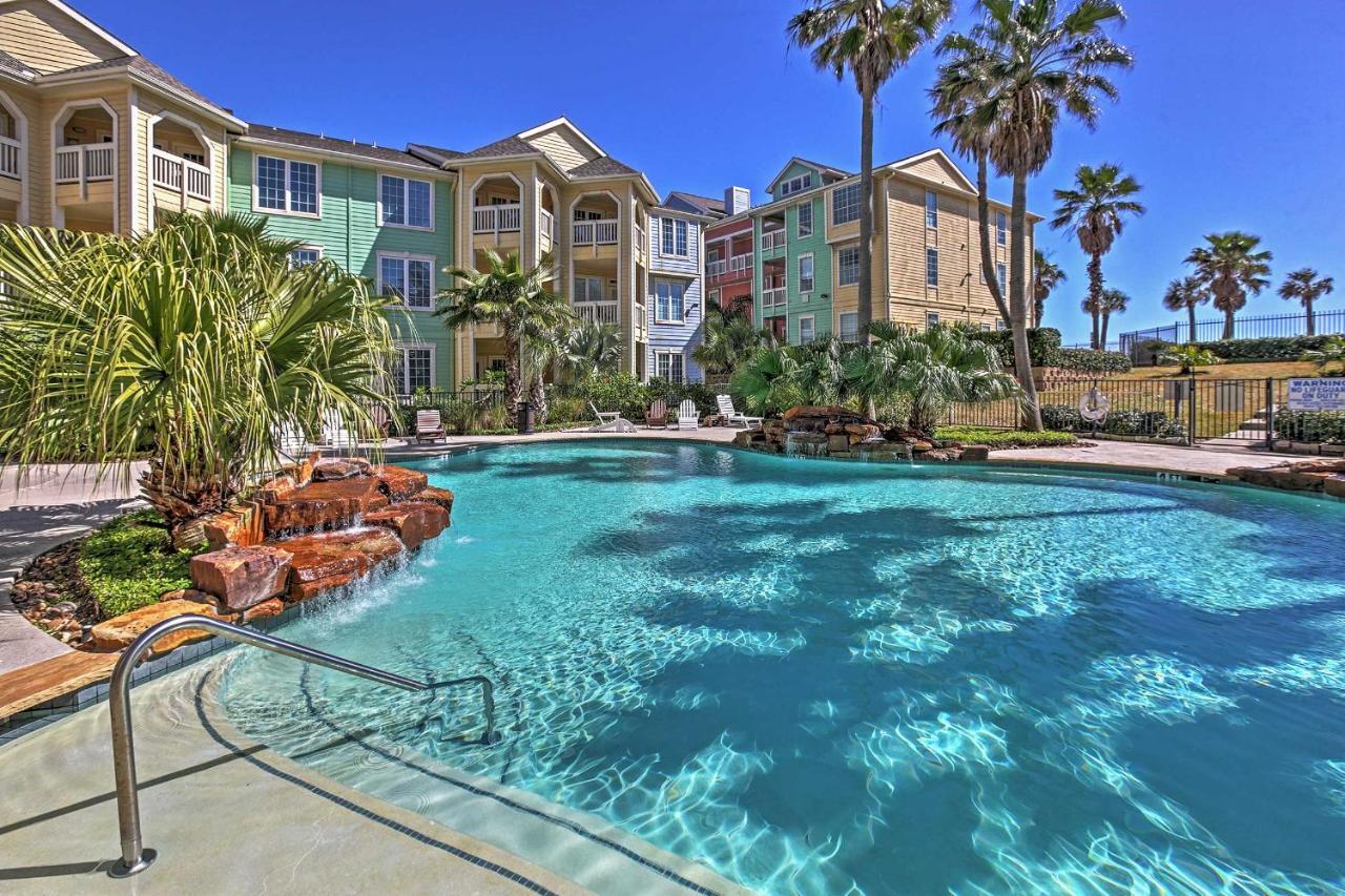 Colorful Galveston Retreat Steps From Beach And Pool Exteriör bild